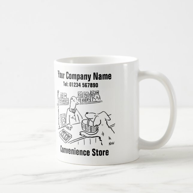 Mug Cartoon de Convenience Store (Droite)