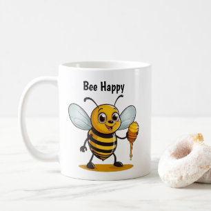Mug Cartoon Honey Bee Personnalisé