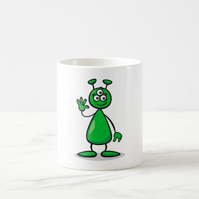 Mug Cartoon Martian (Créateur téléchargé)