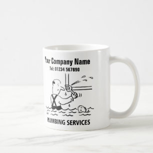 Mug Cartoon Services de Plomberie