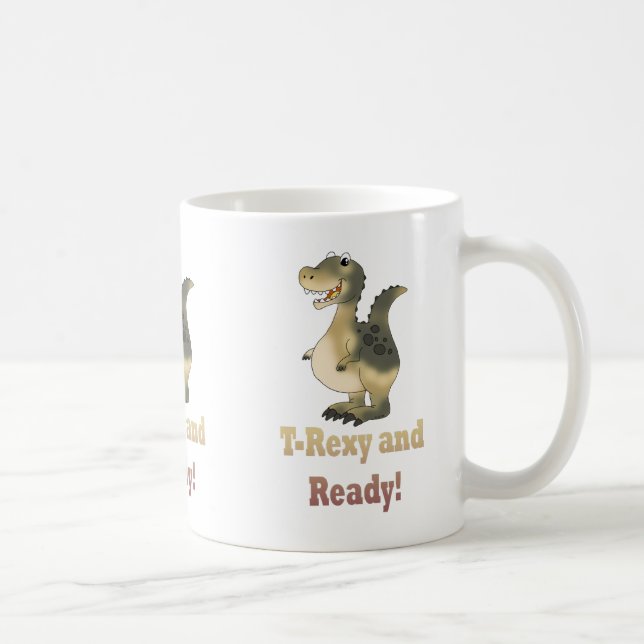 Mug Cartoon T-Rexy et Ready Dino (Droite)