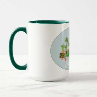 Mug Cartoon vintage Coloré Plante Maman Et Ménages