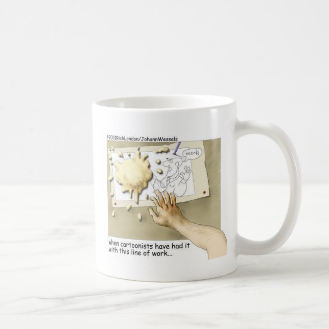 Mug Cartooniste Mécontent Cadeaux et Objets de Collect (Droite)