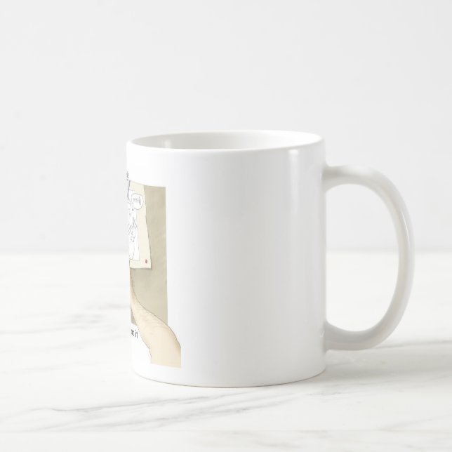 Mug Cartooniste Mécontent Cadeaux et Objets de Collect (Droite)