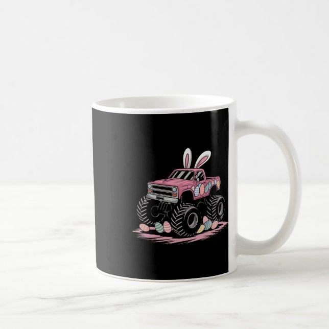 Mug Cartouche de camion rose Pâques (Droite)