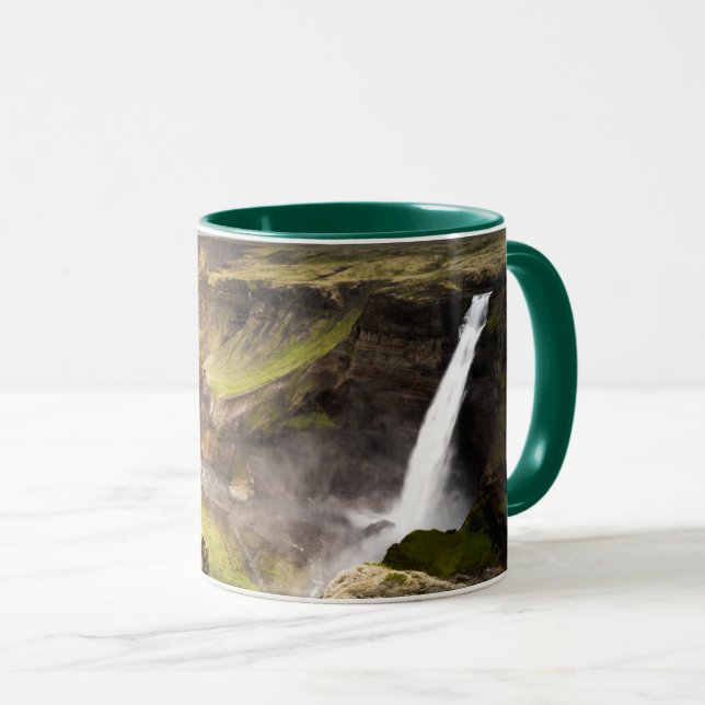 Mug Cascade de Haifoss | Été en Islande (Devant droit)