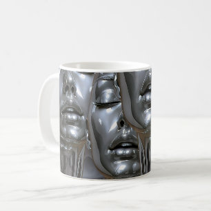 Mug Cascade de visages Chrome
