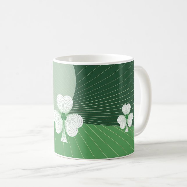 Mug Cascade shamrock (Devant droit)