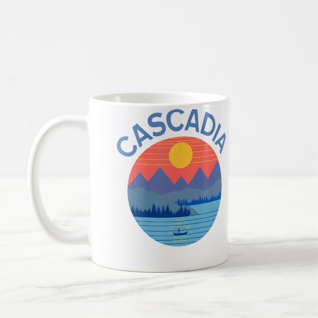 Mug Cascadia Fishing Hiking Camping (Gauche)