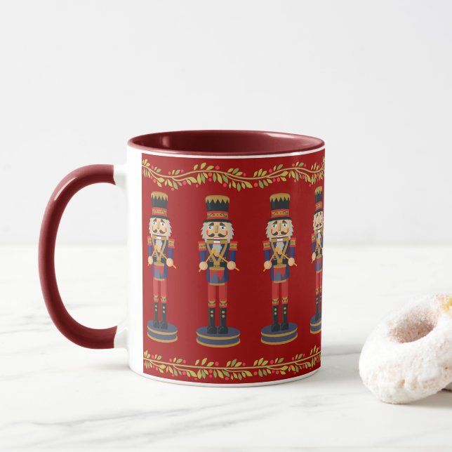 Mug Cascanueces Tocando tambor (Avec donut)