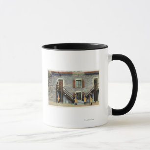 Mug Casernes occidentales, scène d'escalier d'Ethan