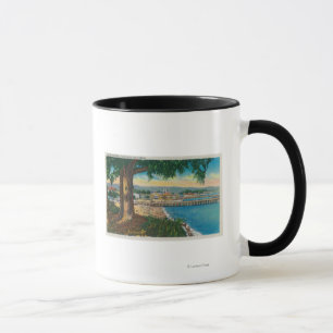 Mug Casino et jetée, Père Noël CruzSanta Cruz, CA