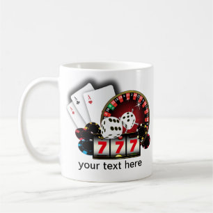 Mug casino, poker, objet adulte