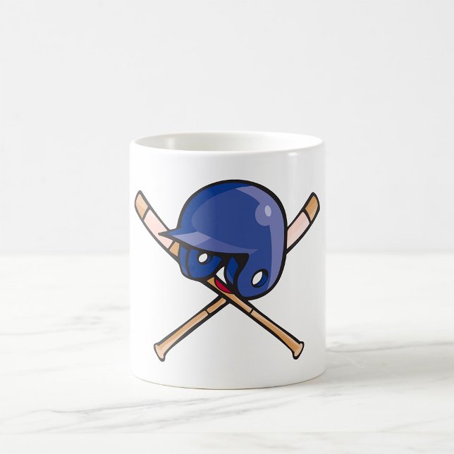 Mug Casque de baseball et chauves-souris (Créateur téléchargé)