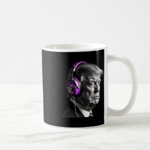 Mug Casque de Donald Trump Drôle Président Dj Art