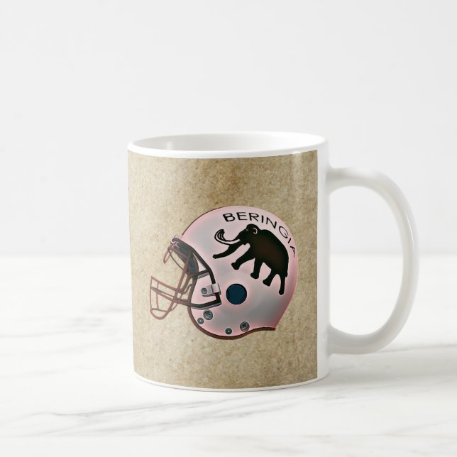 Mug Casque de football de l'Université de Beringia (Droite)