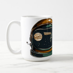 Mug casque d'espace