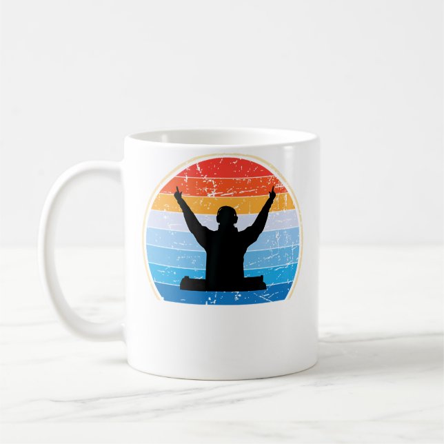 Mug Casque Dj Disc Jockey Techno Evénement Edm Festiva (Gauche)