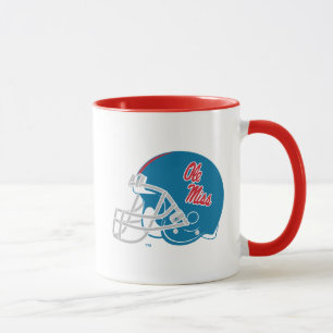 Mug Casque Ole Miss Football   Bleu clair