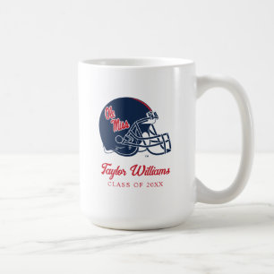 Mug Casque Ole Miss Football   bleu foncé
