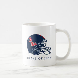 Mug Casque Ole Miss Football   bleu foncé