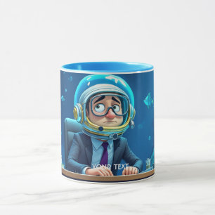 Mug Casque sous-marin du commis d'Imaginaire