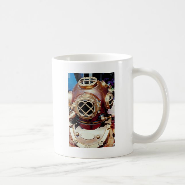 Mug Casque vintage de plongée (Droite)