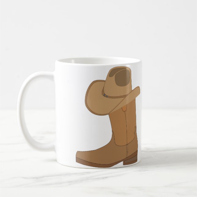 Mug Casquette Cowboy et démarrage (Gauche)