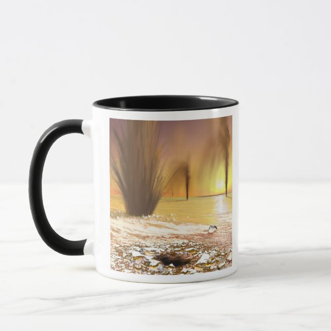 Mug Casquette de glace polaire sud de Martian (Gauche)