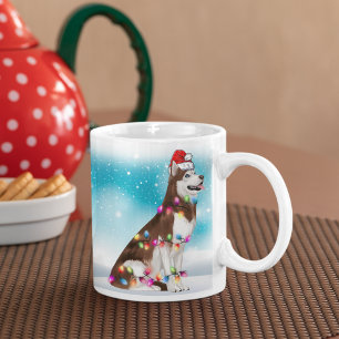 Mug Casquette de Noël Joyeux Noël Sibérien husian Love