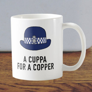Mug CASQUETTE de police britannique - Cuppa pour un cu