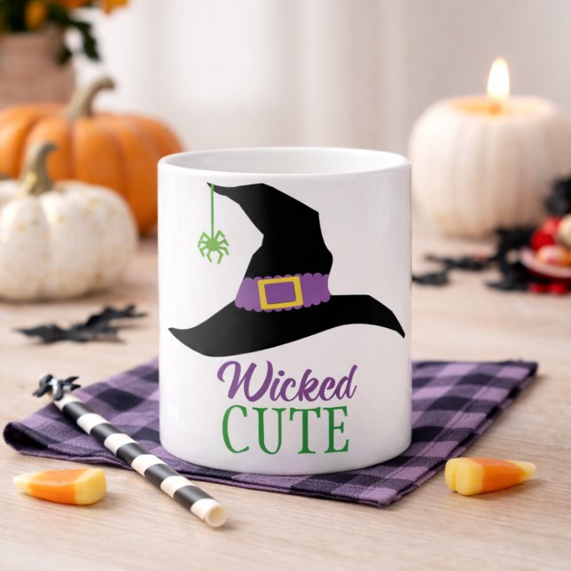 Mug Casquette de sorcière de Halloween méchante (Créateur téléchargé)
