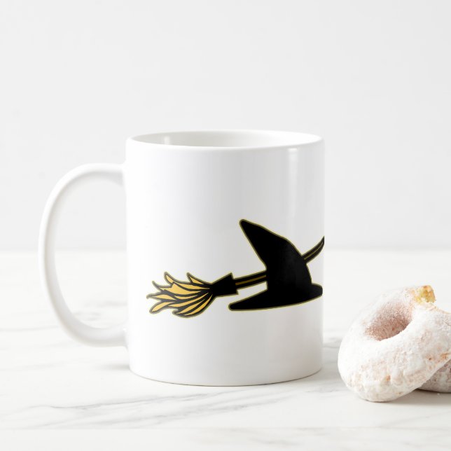 Mug Casquette et balai de sorcière (Avec donut)