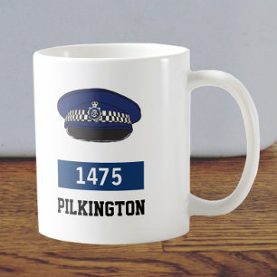 Mug CASQUETTE plat de la police britannique - Ajouter 