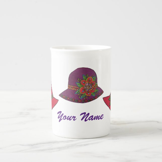 Mug Casquette rouge personnalisé (Devant)