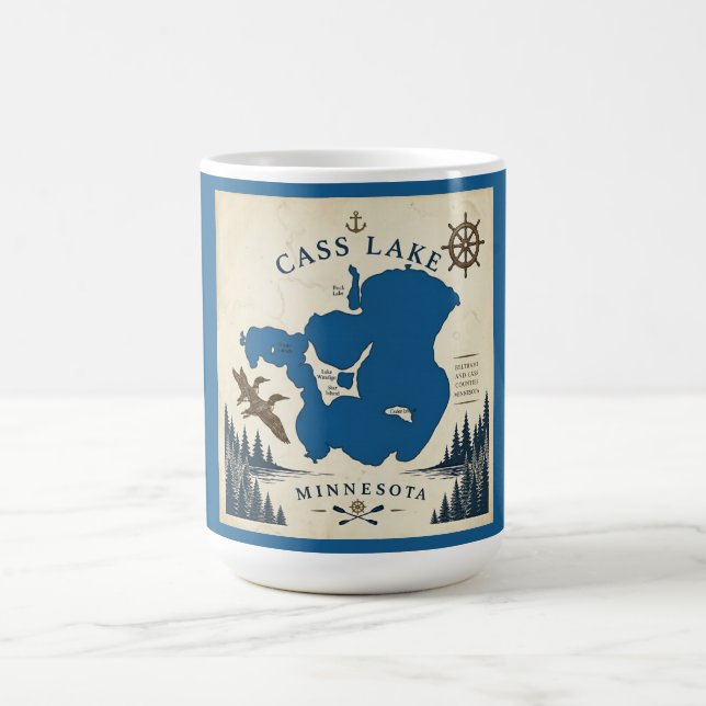 Mug Cass Lake, Minnesota Maison de vacances & Cadeaux (Centre)