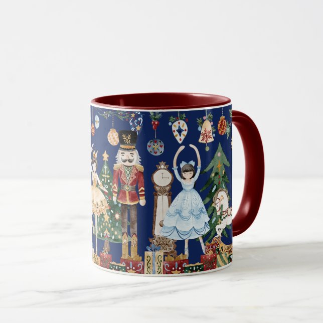 Mug Casse-Noisette Ballet de Noël Vintage  (Devant droit)