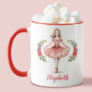 Mug Casse-noisette de Noël Cute personnalisée Ballerin