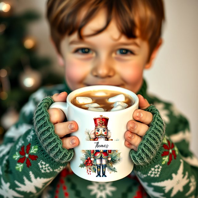 Mug Casse-noisette de Noël personnalisé (Créateur téléchargé)