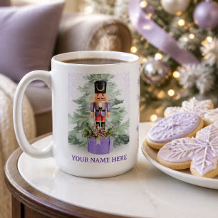 Mug Casse-noisette personnalisé à l'aquarelle