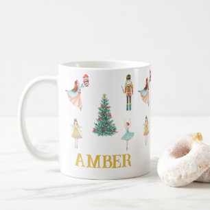 Mug Casse-noisette personnalisée & Ballerina Noël mign