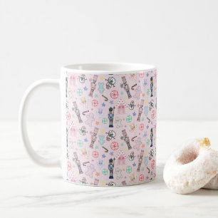 Mug Casse-noisette rose, pain d'épices et neigeurs