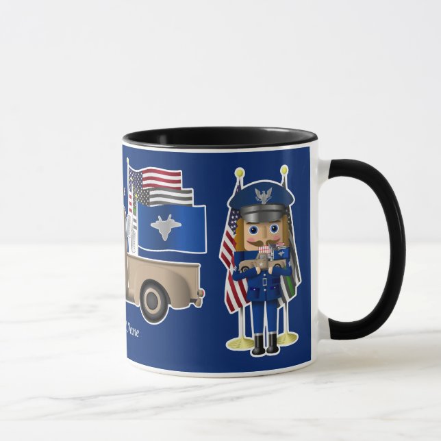Mug Casse-noix de la Force aérienne avec petit camion  (Droite)