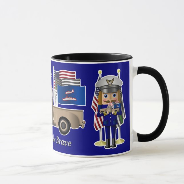 Mug Casse-noix de la Garde côtière avec petit camion m (Droite)