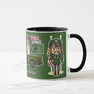 Mug Casse-noix de l'armée avec petit camion militaire