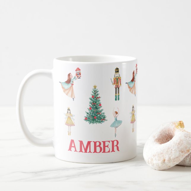 Mug Casse-noix et Ballerina Mignonne Noël (Avec donut)