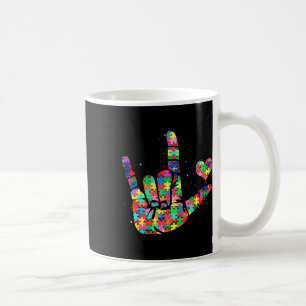 Mug Casse-tête Pie de la sensibilisation à l'autisme A