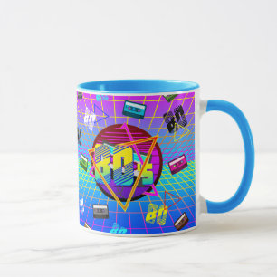 MUG CASSETTE AUDIO RÉTRO OLD SCHOOL DES ANNÉES 80
