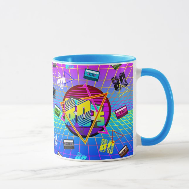 MUG CASSETTE AUDIO RÉTRO OLD SCHOOL DES ANNÉES 80 (Droite)