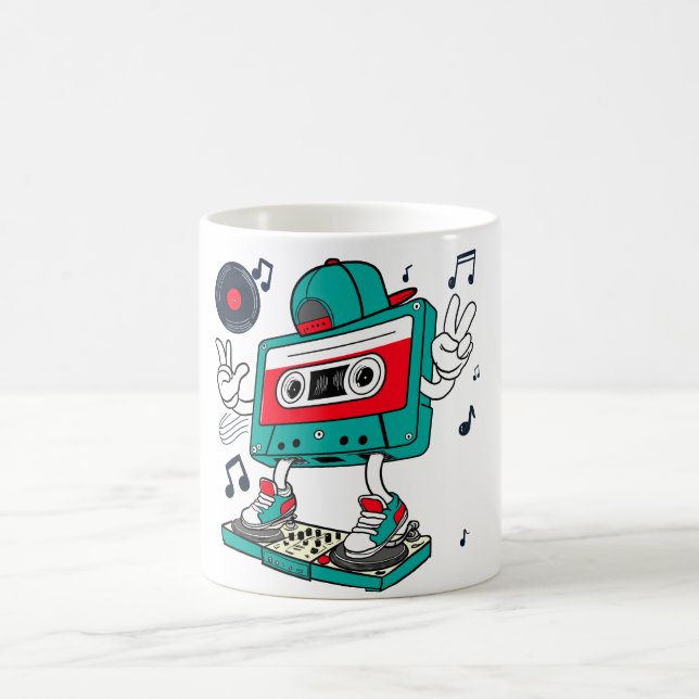 Mug cassette DJ (Centre)